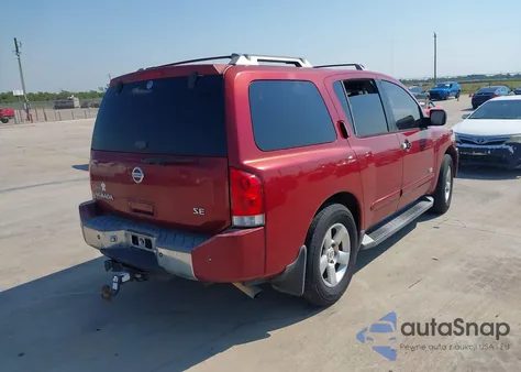 2006 Nissan Armada Se from USA, damaged, VIN 5N1AA08AX6N729533